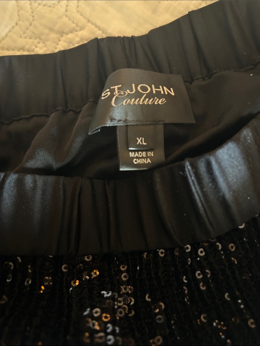 Black Sequin Women's st. John pants, The Devil wears Prada 2.style. - Picture 7 of 7